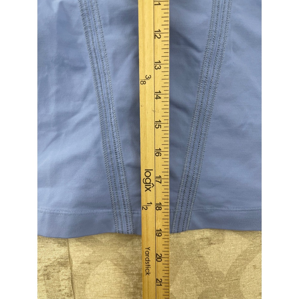 Lululemon Periwinkle Blue Racerback Tank Top Built-in Shelf‎ Bra Ladder Stitch - Picture 4 of 8